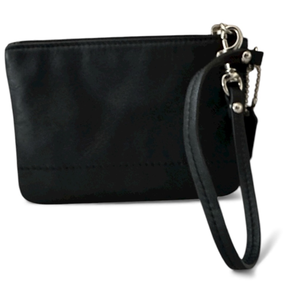 Coach Leather Black Wristlet - Picture 15 of 15